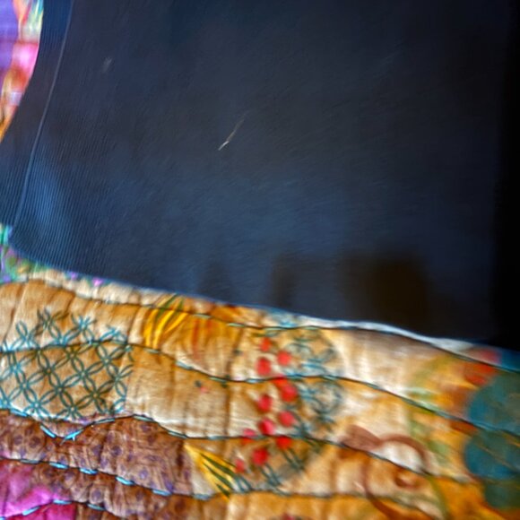 Long Black United Knitwear Cardigan Sweater size Small - Picture 5 of 7